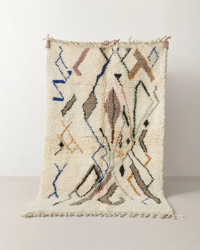 Azilal rug in Earth tones