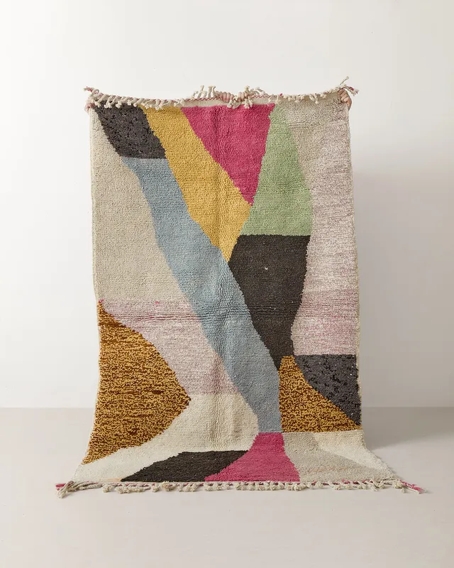 Beni Ourain w colour blocks