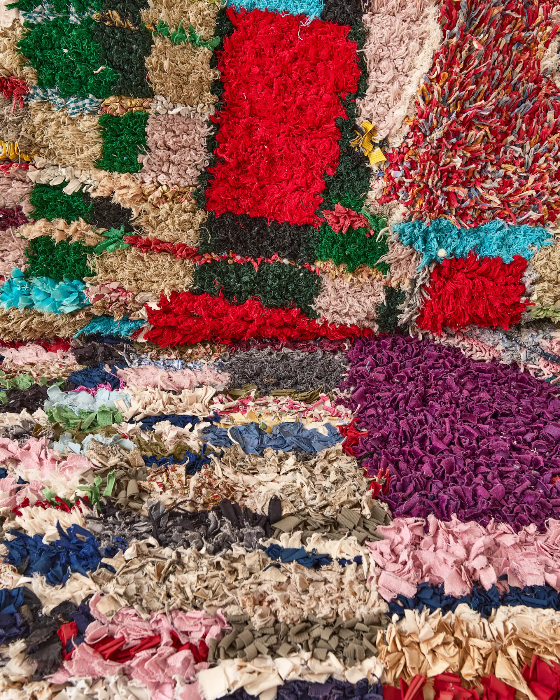 Rainbow Boucherouite rug