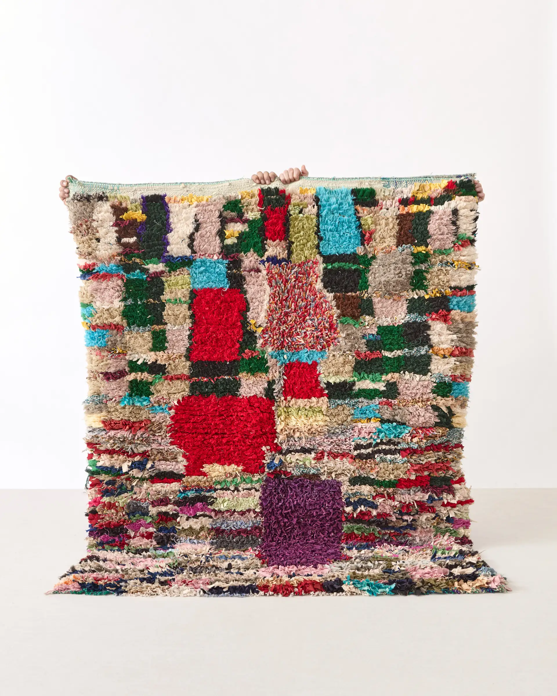Rainbow Boucherouite rug