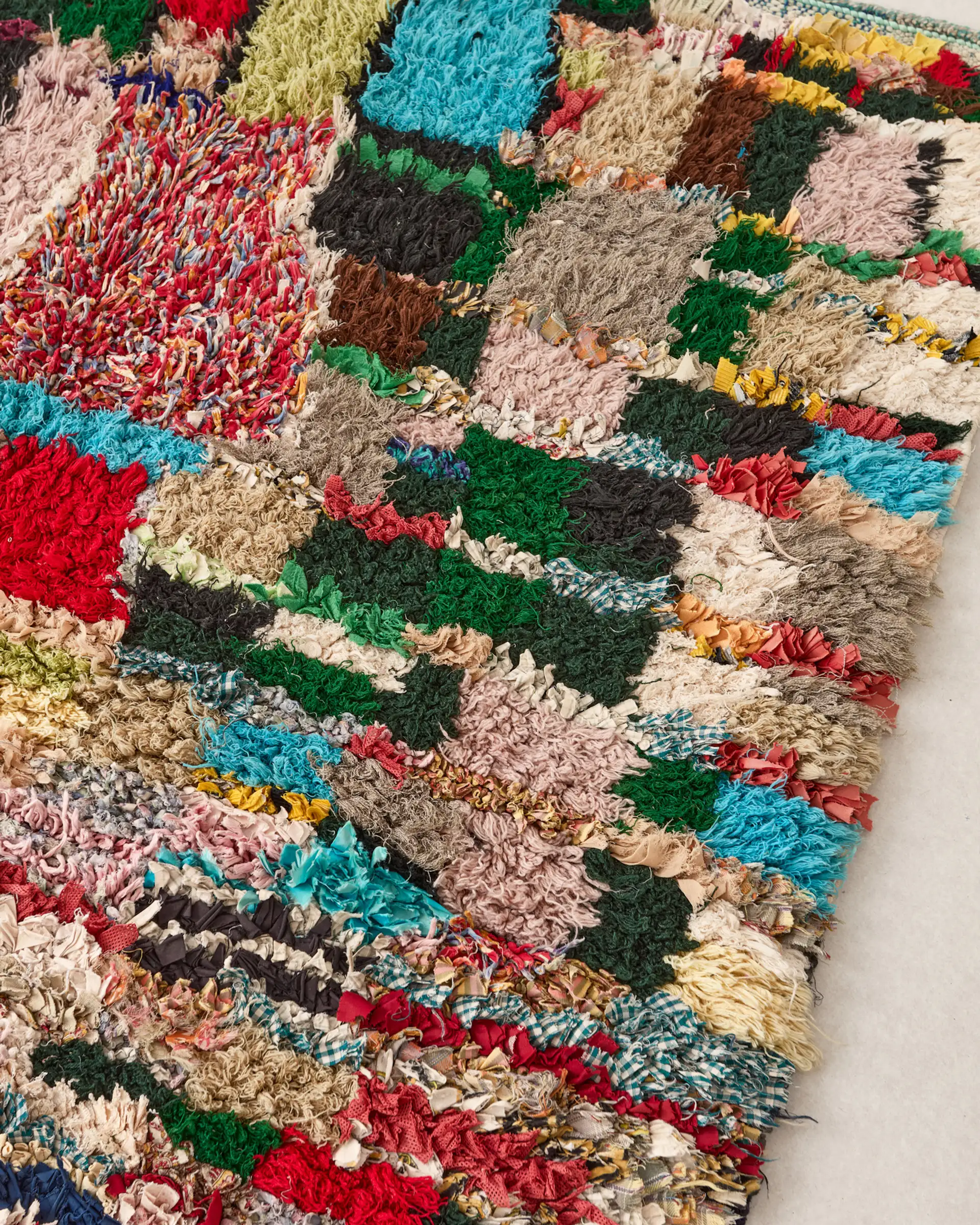 Rainbow Boucherouite rug